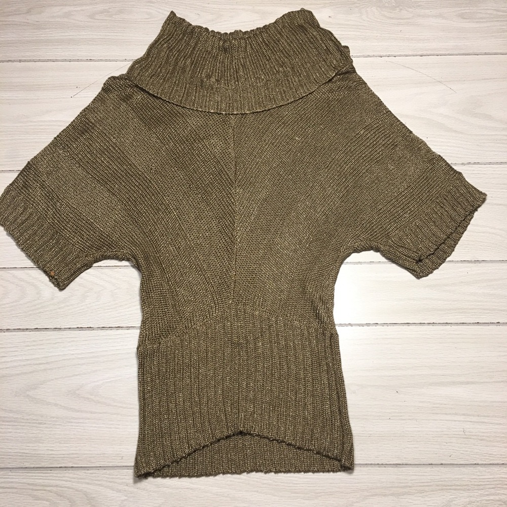 Arden B Womens Cowl Neck Sweater Sz S Brown Pullover - Picture 1 of 6